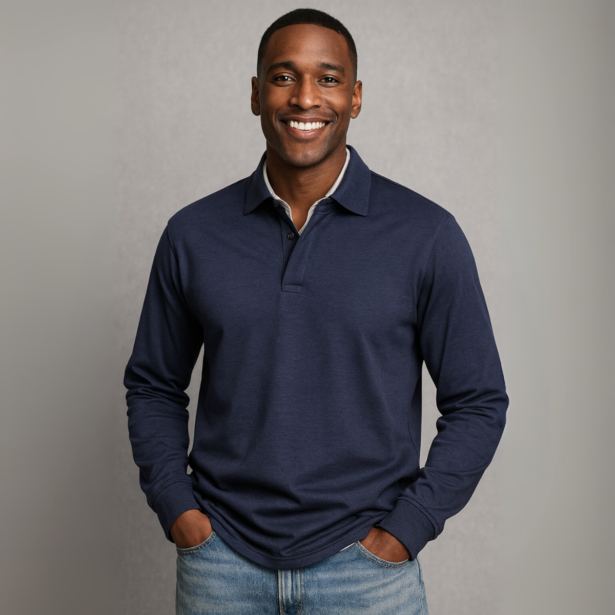 Marvin | Long Sleeve Polo